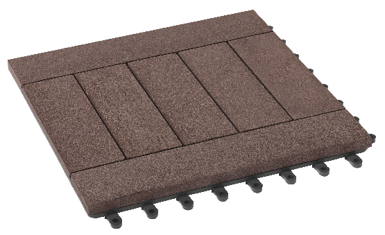 Модульный паркет ДПК GRINDERDECO Комфорт 5 Шоколад купить в Тюмени