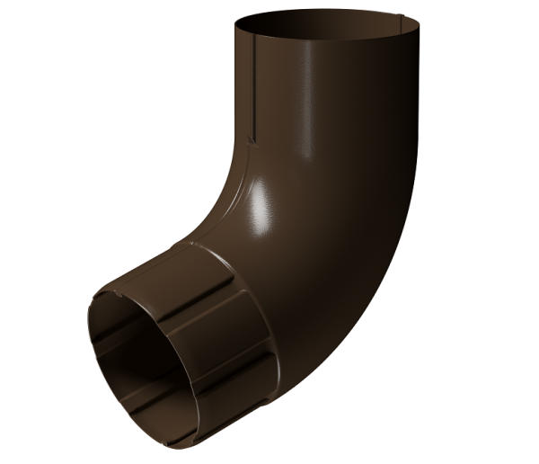 Колено 72° D90 Döcke STAL PREMIUM Каштан, (RAL 8017) купить в Тюмени