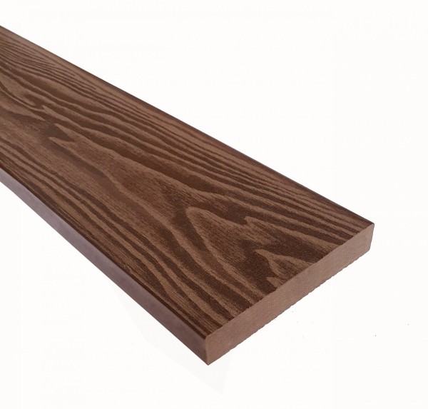 Террасная доска из ДПК Terrapol Смарт 3D Полнотелая без паза Орех Милано купить в Тюмени