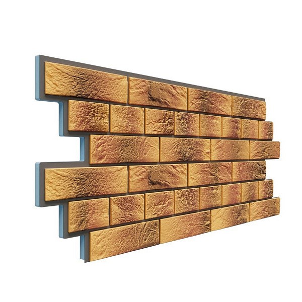 Фасадная термопанель Доломит Венецианский кирпич 20 мм Нарва купить в Тюмени