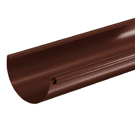 Водосток Aquasistem, система 150/100 - Водосточный желоб 3.00м RAL 8017 Коричневый купить в Тюмени