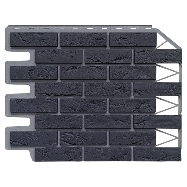 Фасадная панель FineBer, Кирпич Баварский, Графит купить в Тюмени