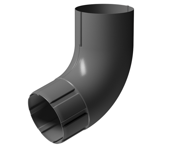 Колено 72° D90 Döcke STAL PREMIUM Графит, (RAL 7024) купить в Тюмени