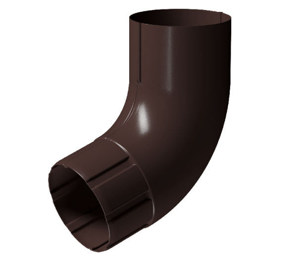 Колено 72° D90 Döcke STAL PREMIUM Шоколад, (RAL 8019) купить в Тюмени