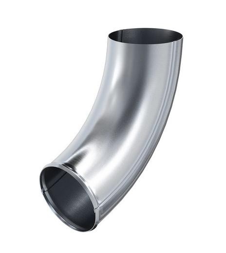 Водосток Aquasistem, Система 125x90 - Колено трубы сливное оцинковка купить в Тюмени