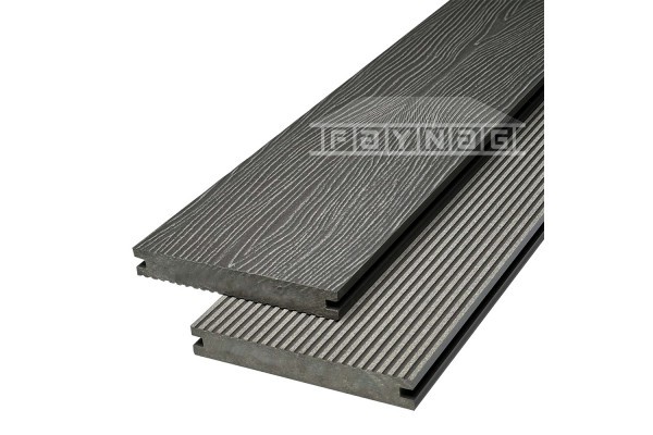 Террасная доска из ДПК Faynag Premium Massive 3D — Графит купить в Тюмени