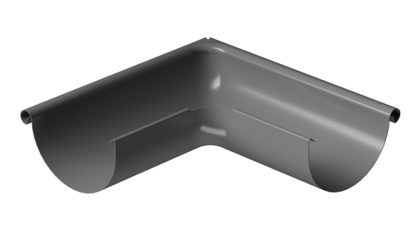 Угол внешний 90° D125 Döcke STAL PREMIUM Графит, (RAL 7024) купить в Тюмени