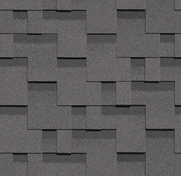 Гибкая черепица Docke, коллекция Тетрис – Серый купить в Тюмени