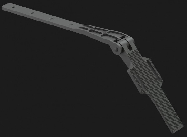 Крепление регулируемое Docke Premium ПВХ - Графит купить в Тюмени