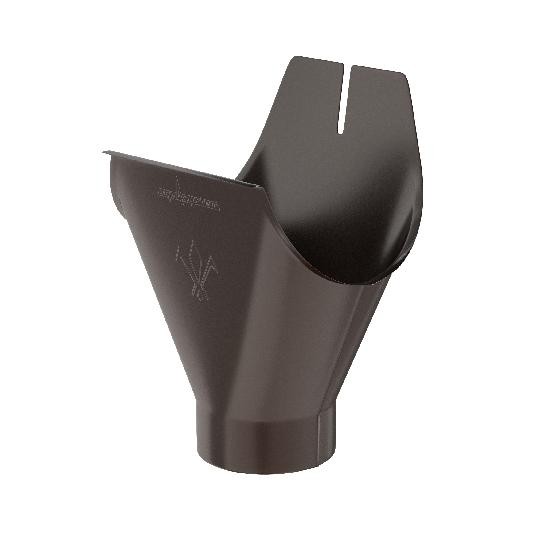 Водосток Aquasistem, система 125x90 - Воронка желоба RR 32 Тёмно Коричневый купить в Тюмени