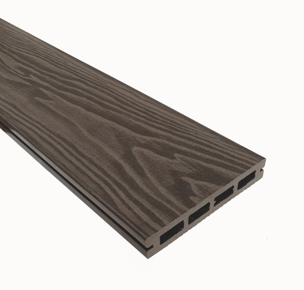 Террасная доска из ДПК Terrapol Смарт 3D Пустотелая с пазом Тик Киото купить в Тюмени