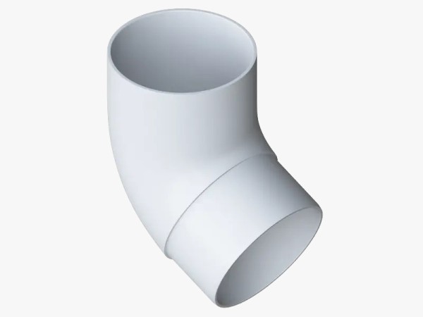 Водосток Альта-Профиль ПВХ – Колено 67 (белый) купить в Тюмени