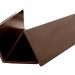 Уголок ДПК для сайдинга 70x70x3000мм Коричневый купить в Тюмени