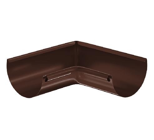 Водосток Aquasistem, система 150/100 - Угол желоба, внутренний 90° RAL 8017 Коричневый купить в Тюмени