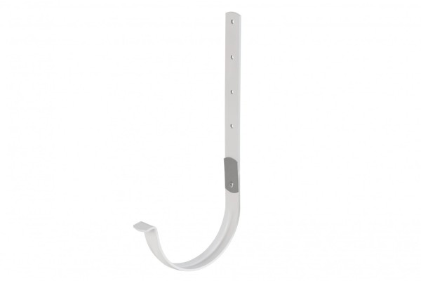 Водосток Альта-Профиль ПВХ – Кронштейн желоба металл (белый) купить в Тюмени