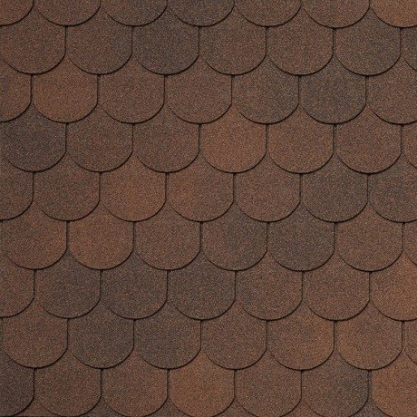 Гибкая черепица Tegola ASSISI marrone 434 купить в Тюмени
