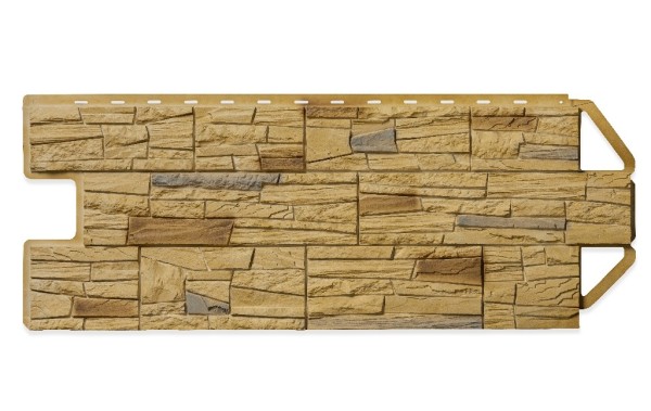 Фасадная панель Цокольный сайдинг Альта профиль Каньон Колорадо Комби купить в Тюмени