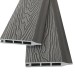 Заборная панель шип-паз EasyDecking Wood-Х 146х20 Серый купить в Тюмени
