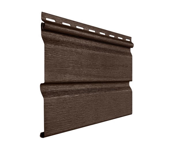 Виниловый сайдинг fineber (файнбер) - серия "стандарт", коричневый купить в Тюмени