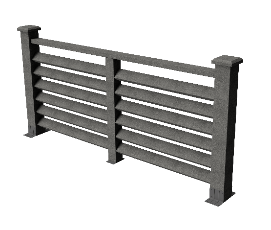 Ограждения декоративное ДПК GRINDERDECO Босфор серый базальт купить в Тюмени