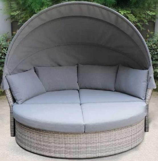 Диван-Трансформер AFINA плетеный из иск. ротанга AFM-325G Grey купить в Тюмени