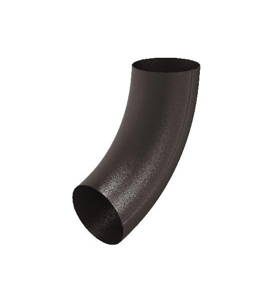 Водосток Aquasistem, Система 150/100 - Колено трубы RR 32 Тёмно-коричневый matt купить в Тюмени