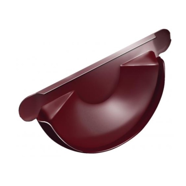 Водосток Grand Line 125x90 – Заглушка желоба RAL 3005 купить в Тюмени