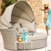 Диван-Трансформер AFINA плетеный из иск. ротанга AFM-325 Beige купить в Тюмени