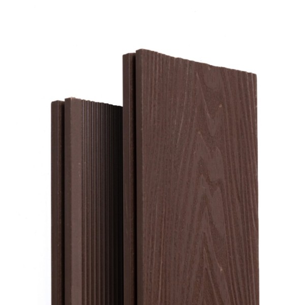 Террасная доска Ecodecking Экстра 3D полнотелая Графит купить в Тюмени