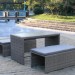 Диван-Трансформер AFINA плетеный из иск. ротанга S330G-W78 Grey купить в Тюмени