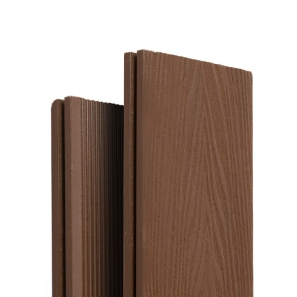 Террасная доска Ecodecking Экстра 3D полнотелая Шоколад купить в Тюмени