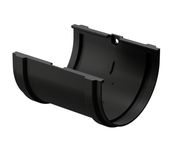 Соединитель желоба Docke Premium ПВХ - Карбон купить в Тюмени