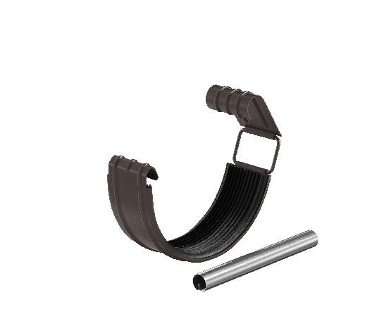 Водосток Aquasistem, система 150/100 - Соединитель желоба в комплекте RR 32 Тёмно-Коричневый купить в Тюмени