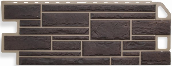 Цокольный сайдинг альта-профиль - коллекция "камень", жжёный купить в Тюмени