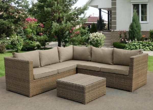 Комплект мебели AFINA плетеной из иск. ротанга YR825B Beige купить в Тюмени