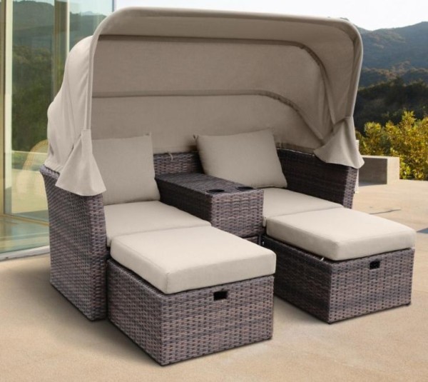 Комплект мебели AFINA плетеной из иск. ротанга AFM-330B Brown купить в Тюмени