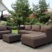 Комплект мебели AFINA плетеной из иск. ротанга YR821A Brown/Beige купить в Тюмени