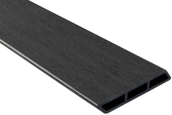 Доска Ромбус 3D ДПК Outdoor STORM BLACK черная купить в Тюмени