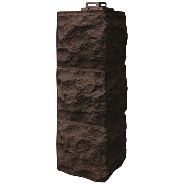 Угол Фасайдинг Серия «Доломит» Тёмно Коричневый купить в Тюмени