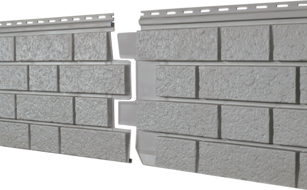 Фасадная панель Ю-пласт Стоун Хаус S-Lock Клинкер Нордик дым купить в Тюмени