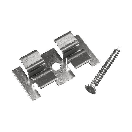 Клипса с саморезом, Grinder шовный монтаж 5 mm купить в Тюмени