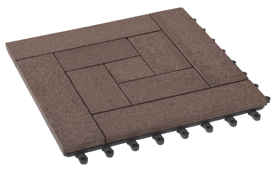 Модульный паркет ДПК GRINDERDECO Люкс 10 Шоколад купить в Тюмени