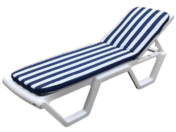 Матрас для шезлонга TWEET Синие белые полоски купить в Тюмени