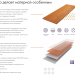 Фибросайдинг DECOVER 3600 x 190 x 8 мм Bordo купить в Тюмени
