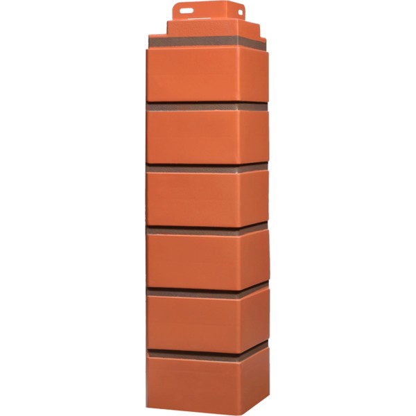 Угол Фасайдинг Серия  «Кирпич клинкерный» Керамический купить в Тюмени