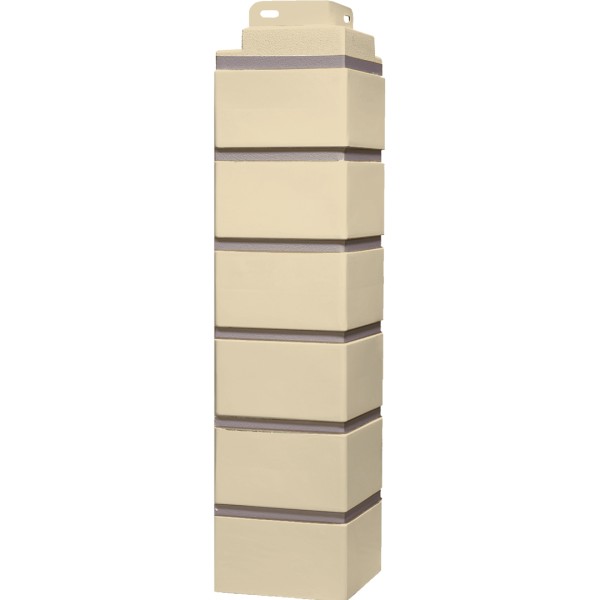 Угол Фасайдинг Серия «Кирпич клинкерный» Желтый купить в Тюмени