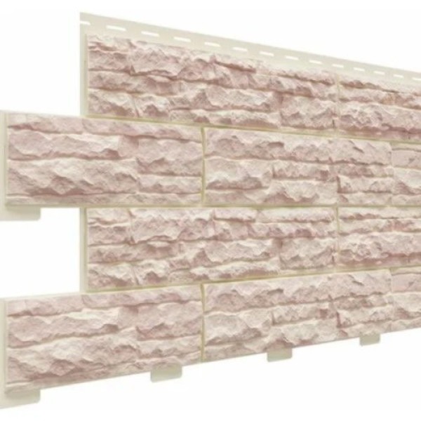 Фасадная панель Доломит Скалистый риф Люкс Жемчуг купить в Тюмени