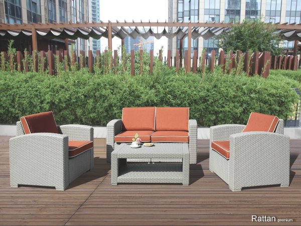 Уличные диваны и кресла коллекции Rattan Premium 4 купить в Тюмени