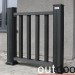 Ограждение из ДПК Outdoor Классик 3D STORM чёрный купить в Тюмени