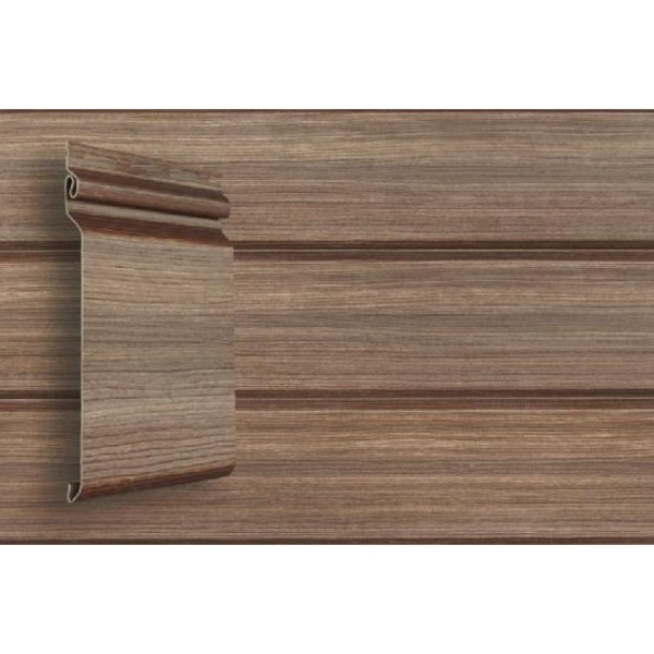 Виниловый сайдинг Grand Line Natural-Брус Tundra - Кедр купить в Тюмени